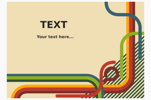 Abstract Background with Retro Lines Review