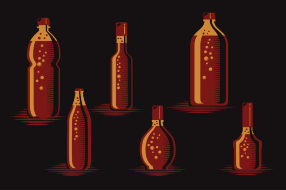 Botles Set Retro Style Vector: A Designer's Embroidery Review
