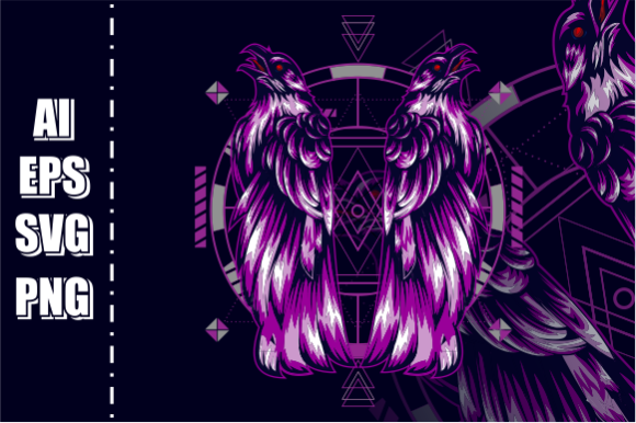 Crow Mirror Vector Retro Review