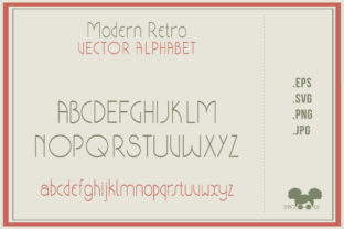 Modern Retro Vector Alphabet Review