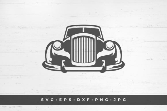 Retro Car Icon Isolated on White Review
