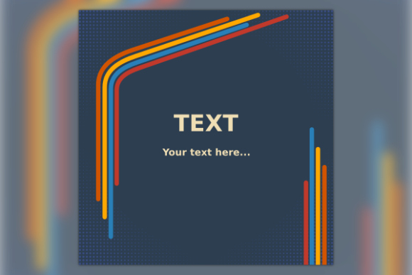 Retro Colorful Lines Halftone Background