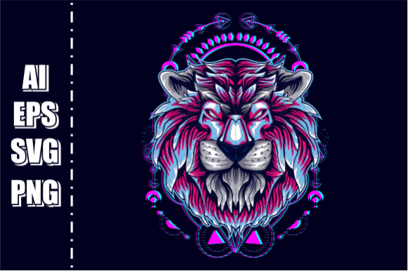 RETRO LION HEAD FACE Review for Real Embroidery