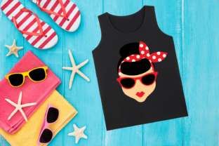 Rockabilly Girl with Bandanna Headband Embroidery Review