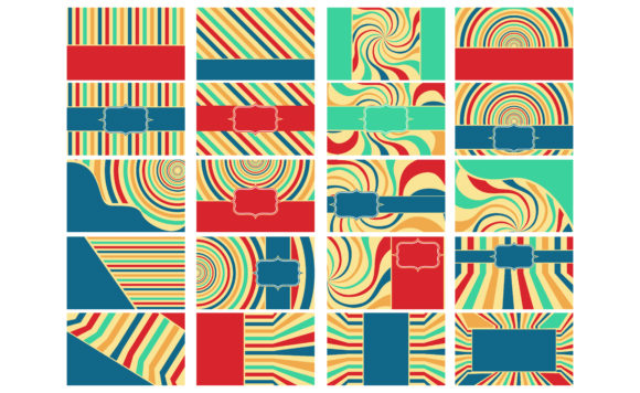 Set of Old Vintage Retro Backgrounds: A Designer's Review