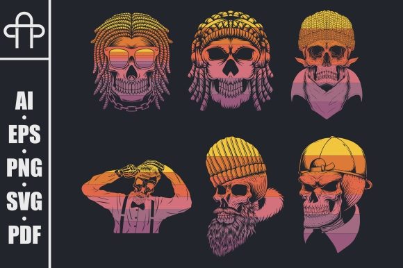 Skull Collection Retro Vector: A Designer's Real-World Embroidery Review