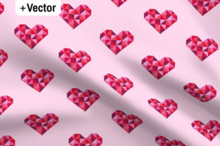 Valentine s Retro Disco Hearts Pattern Review