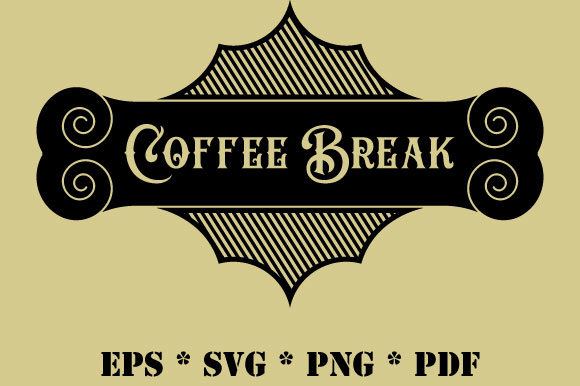 Vintage Retro Coffee Break Vector SVG Review