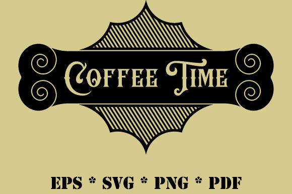 Vintage Retro Coffee Time Vector SVG Review