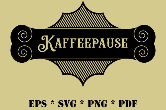 Vintage Retro Kaffeepause Vector SVG Review